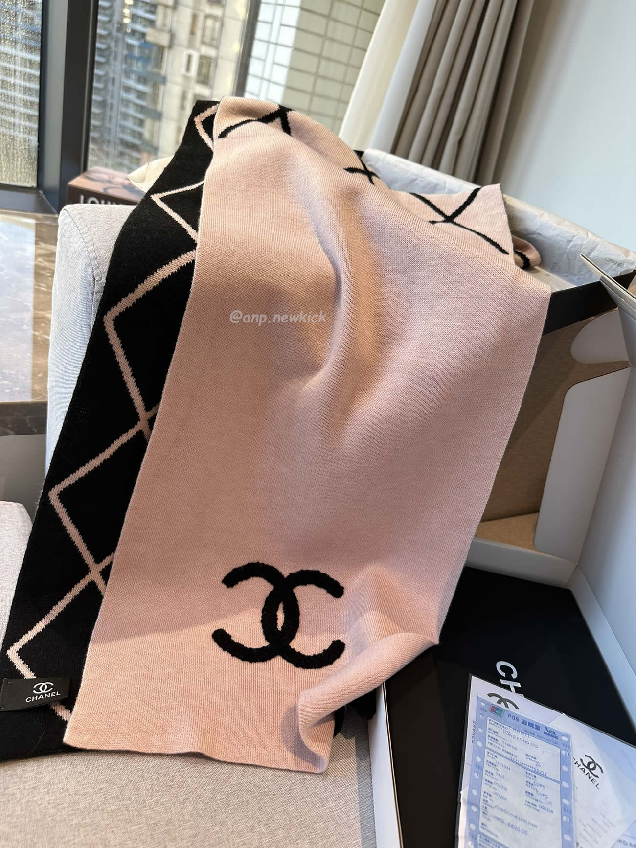 Chanel 2024 New 24b Cashmere Knitted Scarf 30x180cm (11) - www.newkick.vip